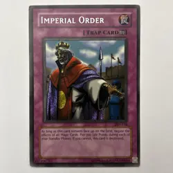Yugioh Imperial Order PSV-104 Played REVERSE FOIL 2002 - Image 1