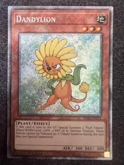 Yugioh Dandylion RA03-EN211 Platinum Secret Rare 1st Edition NM - Image 1