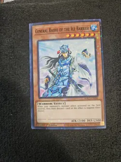 HAC1-EN046 General Raiho Of The Ice Barrier Duel Terminal Holo 1st Ed NM Yugioh - Image 1