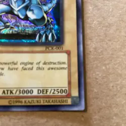 Yugioh! Blue-Eyes White Dragon PCK-001 - Secret Rare - Limited Edition Near Mint - Image 5