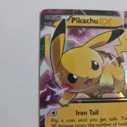 Pikachu EX XY84 Black Star Promo Pokemon The Series XY Holo Pokemon Card - Image 3