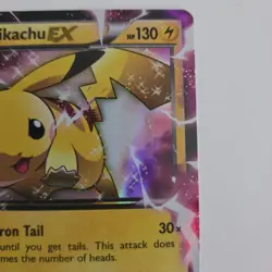 Pikachu EX XY84 Black Star Promo Pokemon The Series XY Holo Pokemon Card - Image 4
