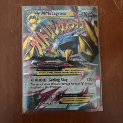 Pokemon TCG Mega Metagross EX Card 220 Gatling Slug Attack - Image 1