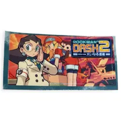 Sony PlayStation 2 PS2 Rockman Dash 2 Mega Man Legends Memory Card Sticker - Image 1