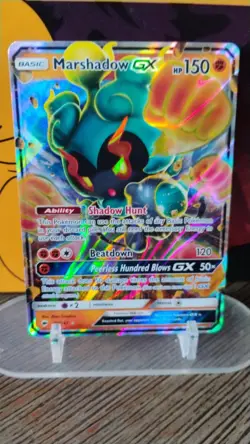 MARSHADOW GX Burning Shadows Set POKEMON Full-Art Holo 2017 Trading Card 80/147 - Image 1