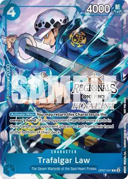One Piece TCG Offline Regional Finalist Card Set 2025 Vol.2 ONLY Law - Image 1