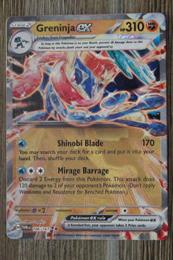 Pokemon TCG Greninja ex (GameStop Metal Card) 106/167 Near Mint - Image 1