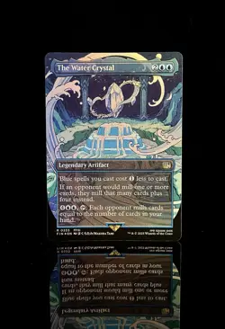 The Water Crystal #0333 FIN R (Borderless) (FOIL) - MTG Final Fantasy - Image 1