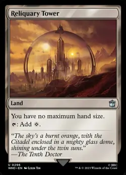 NM-Mint, English MTG Regular Reliquary Tower Doctor Who Magic the Gathering - Image 1