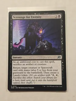 Scrounge for Eternity - Edge of Eternities - NM - MTG Magic - Uncommon - Sorcery - Image 1