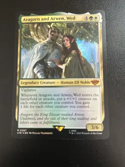 Aragorn and Arwen, Wed - Foil LTR LP MTG - Image 1