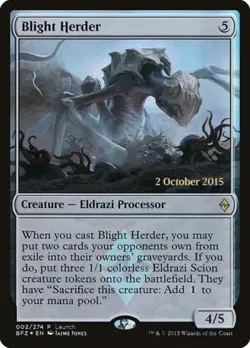 Blight Herder -Foil Medium Play MTG Promos: Launch Party and Release Event - Image 1