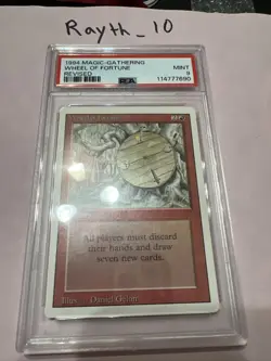 MTG 1994 Revised Wheel of Fortune PSA graded 9 MINT Reserve List - Image 1