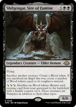 ** Shilgengar, Sire of Famine ** Commander (EDH) Deck ** MTG - Image 1