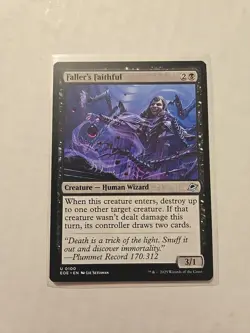 Faller's Faithful - Edge of Eternities - NM - MTG Magic - Uncommon - Creature - Image 1