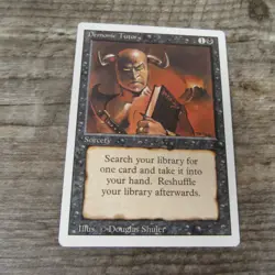 Magic The Gathering MTG Demonic Tutor Revised 3rd Edition 1994 MP Good Ungraded - Image 1