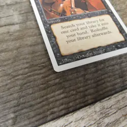 Magic The Gathering MTG Demonic Tutor Revised 3rd Edition 1994 MP Good Ungraded - Image 2