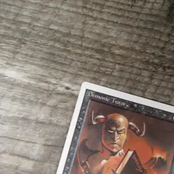 Magic The Gathering MTG Demonic Tutor Revised 3rd Edition 1994 MP Good Ungraded - Image 4