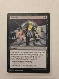 Vote Out - Edge of Eternities - NM - MTG Magic - Uncommon - Sorcery - Image 1