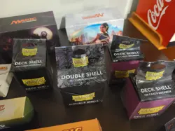 mtg empty box and pack bundle with some sealed and games dice - Image 1