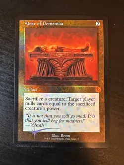 Foil Altar of Dementia The Brothers' War: Retro Frame Artifacts MTG LP - Image 1