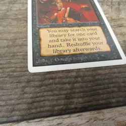 Magic The Gathering MTG Demonic Tutor Unlimited Ed. 1994 MP Good Ungraded - Image 2