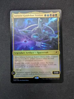 2025 MTG Edge Of Eternities Infinite Guideline Station Foil #219 - Image 1