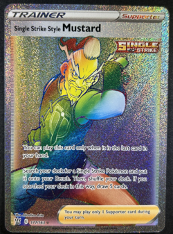 Single Strike Style Mustard - 177/163 - Pokemon Battle Styles Secret Rare M/NM - Image 1