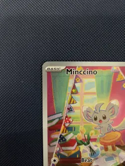 Minccino 182/162 Illustration Rare Temporal Forces Pokemon TCG Card - Near Mint - Image 2