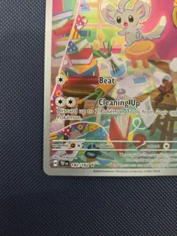 Minccino 182/162 Illustration Rare Temporal Forces Pokemon TCG Card - Near Mint - Image 4