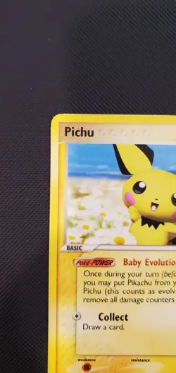 Pichu 59/106 2005 EX Emerald Pokemon Card Nintendo Non Holo Common - Lp - Image 2