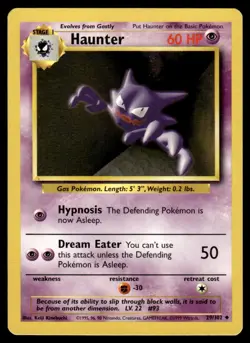 1999 Pokemon Classic - Base Set Haunter #29 Light Play - Image 1