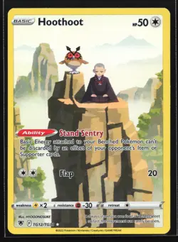 Pokemon Hoothoot TG12 Astral Radiance Trainer Gallery Ultra Rare Holo NM - Image 1