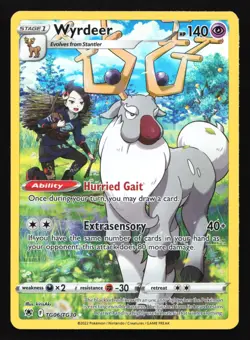 Pokemon Wyrdeer TG06 Astral Radiance Trainer Gallery Ultra Rare Holo LP - Image 1