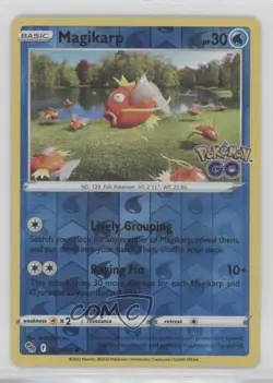 Magikarp Reverse Foil Pokemon Sword & Shield Pokemon Go #021 04dh - Image 1