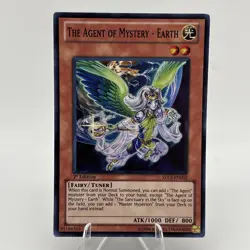 Yugioh The Agent Of Mystery - Earth SDLS-EN002 Super Rare 1st Ed NM - Image 1