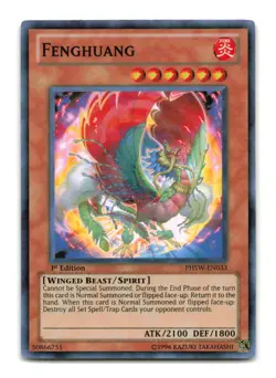 Fenghuang - PHSW-EN033 1st Edition Super Rare - YuGiOh-LP - Image 1