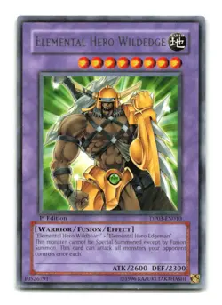 Elemental Hero Wildedge - DP03-EN010 1st Edition Rare - YuGiOh-LP - Image 1
