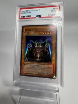 Yugioh Lord of D. SDK-041 Super Rare HEAVY HOLO BLEED PSA 6 - Image 4