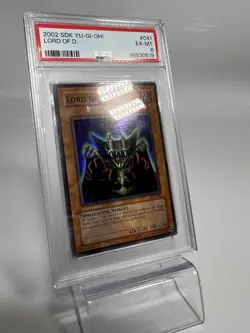 Yugioh Lord of D. SDK-041 Super Rare HEAVY HOLO BLEED PSA 6 - Image 5