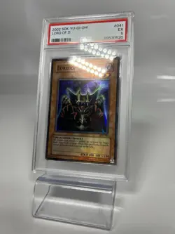 Yugioh Lord of D. SDK-041 Super Rare HEAVY HOLO BLEED PSA 5 - Image 3