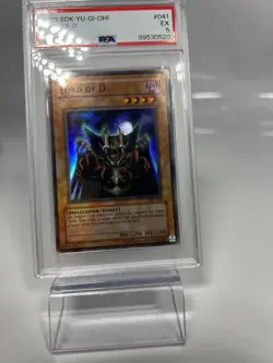 Yugioh Lord of D. SDK-041 Super Rare HEAVY HOLO BLEED PSA 5 - Image 4