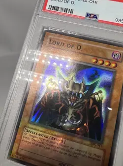 Yugioh Lord of D. SDK-041 Super Rare HEAVY HOLO BLEED PSA 5 - Image 5