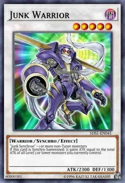 Junk Warrior 5DS1-EN041 - 1st Edition VLP - Ultra Rare Yugioh Card TCG - Image 1