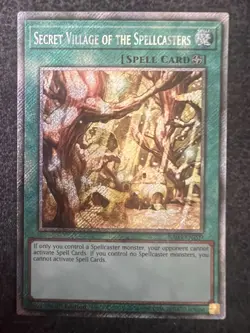 Yugioh Secret Village of the Spellcasters RA03-EN209 Platinum Secret Rare NM - Image 1