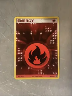Pokemon TCG Fire Energy EX Power Keepers Holo Card 104/108 2007 Rare - Image 1