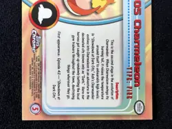 Charmeleon Topps Chrome Pokemon Series 1 #05 2000 Pokemon Card - LP - Image 4