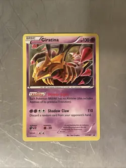 Pokemon Giratina TCG Holo Rare Black Star Promo Card XY184 - Image 1