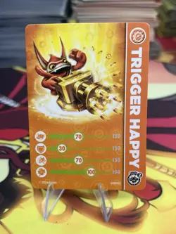Trigger Happy Skylanders Giants 2012 Card - Image 1