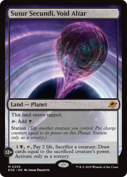 Susur Secundi, Void Altar Edge of Eternities NM Land Mythic Rare CARD ABUGames - Image 1
